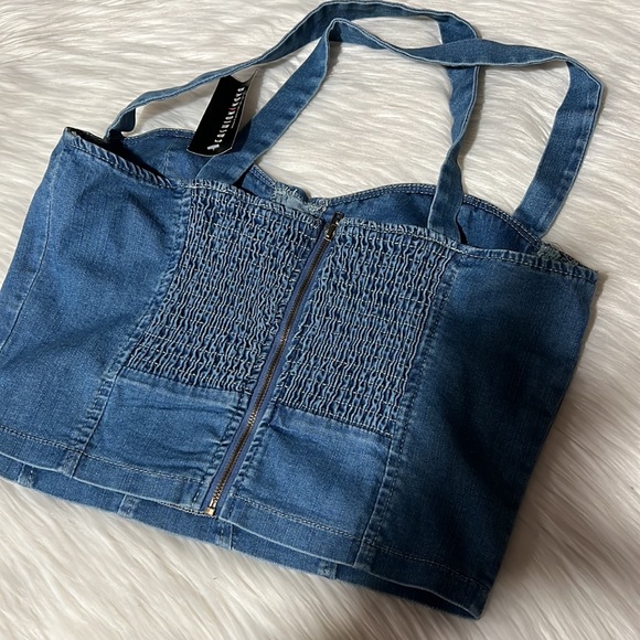 Nova denim top 💫 - Picture 3 of 6